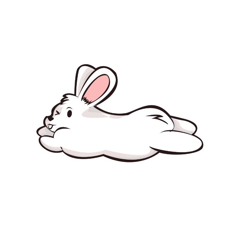 White Rabbit Rabbit Rabbit Comic Gift