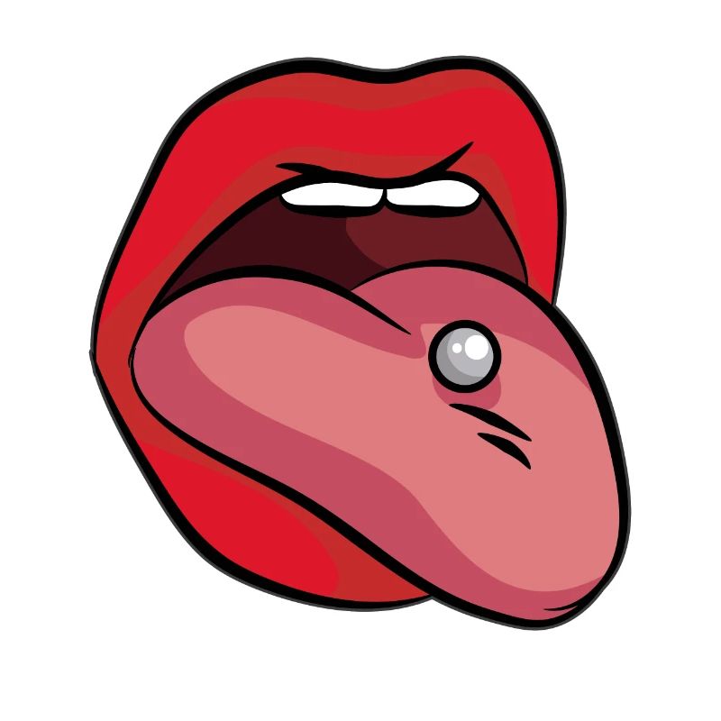 Piercing alla lingua