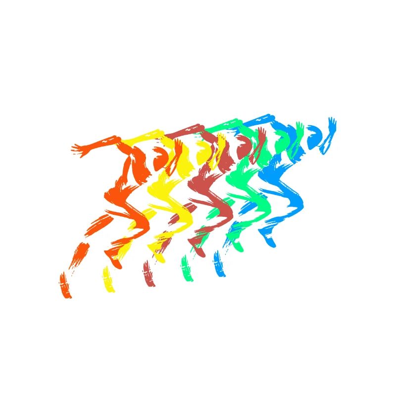 Athletics Runner Bunt Sprinter