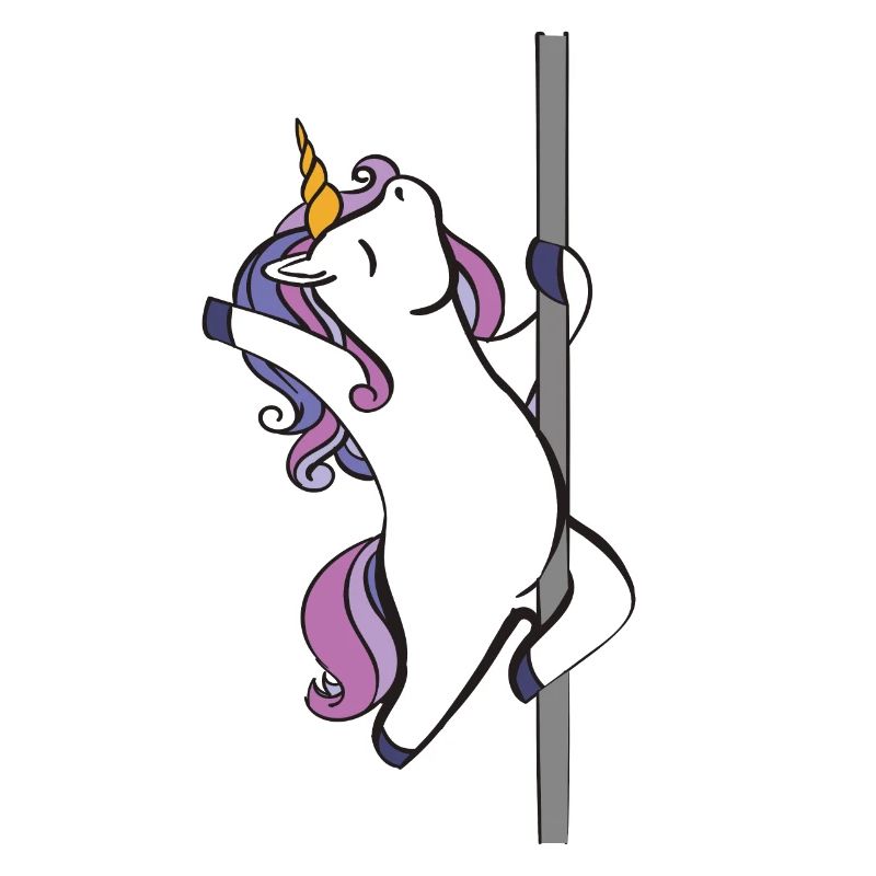 Poledance Einhorn