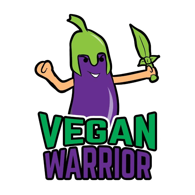 Auberginen-Vegan-Krieger