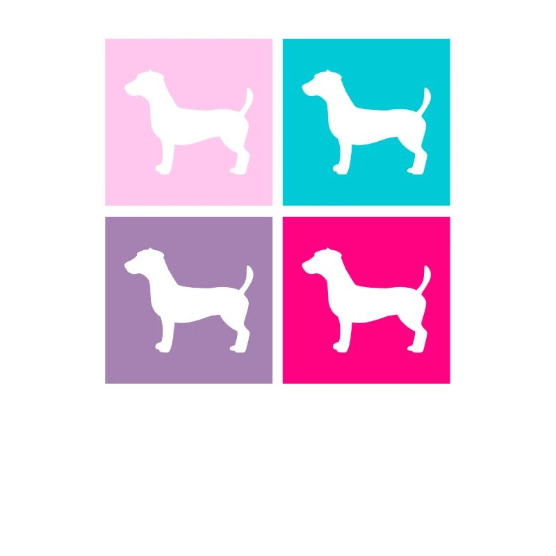 Jack Russel Dog Terrier Retro Gift