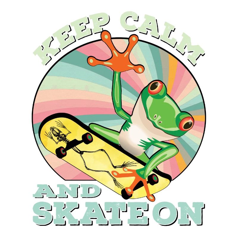 Keep calm and skate grenuill gift idea