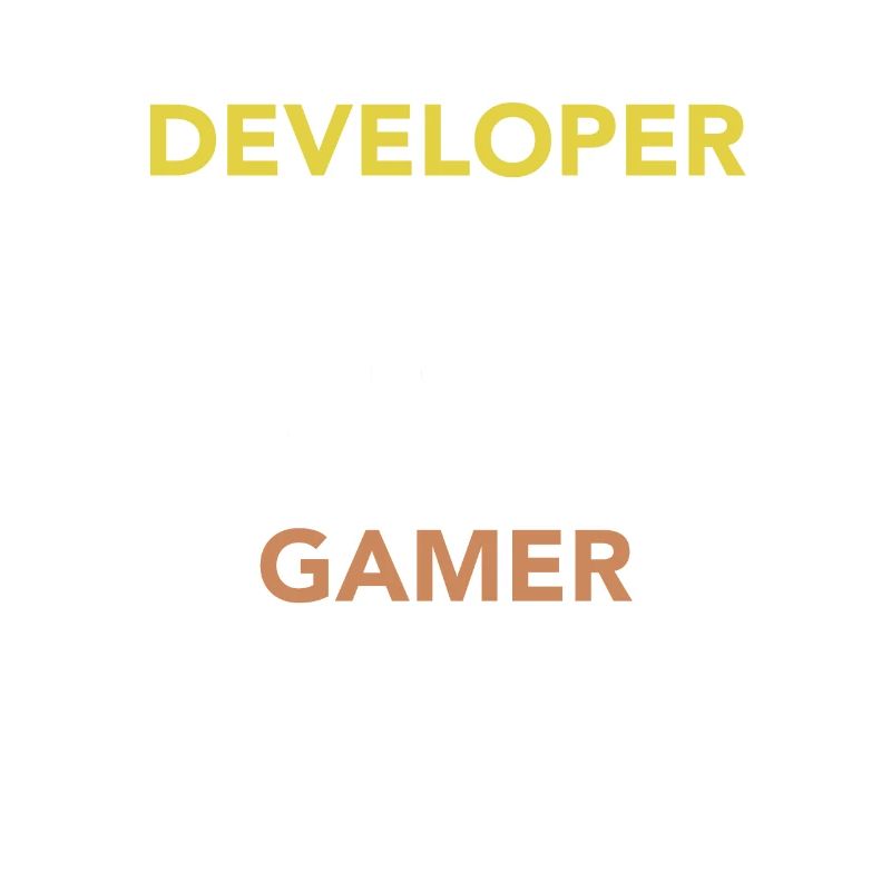 Gamer Software Developer Engineer Programmer
