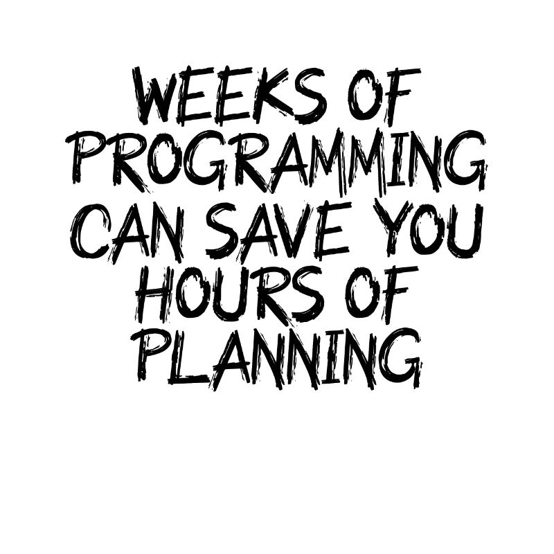 weeks of programming