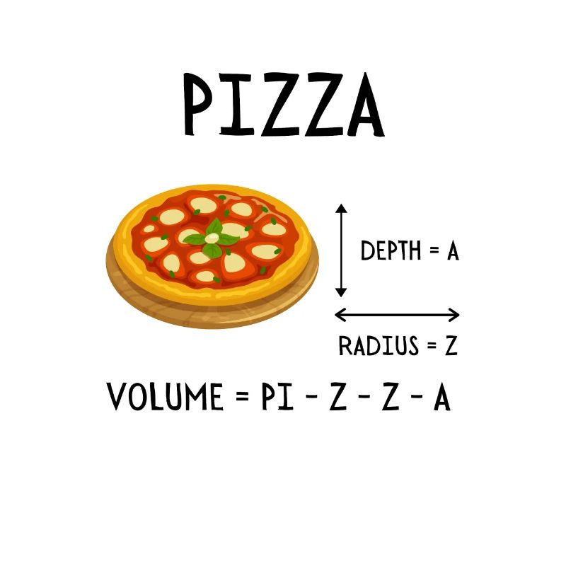 Pizza Math Pi Student Engineer Professor