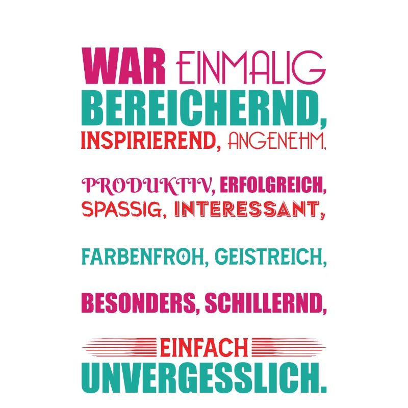 Geschenk zum Abschied Die Zeit mit dir war...
