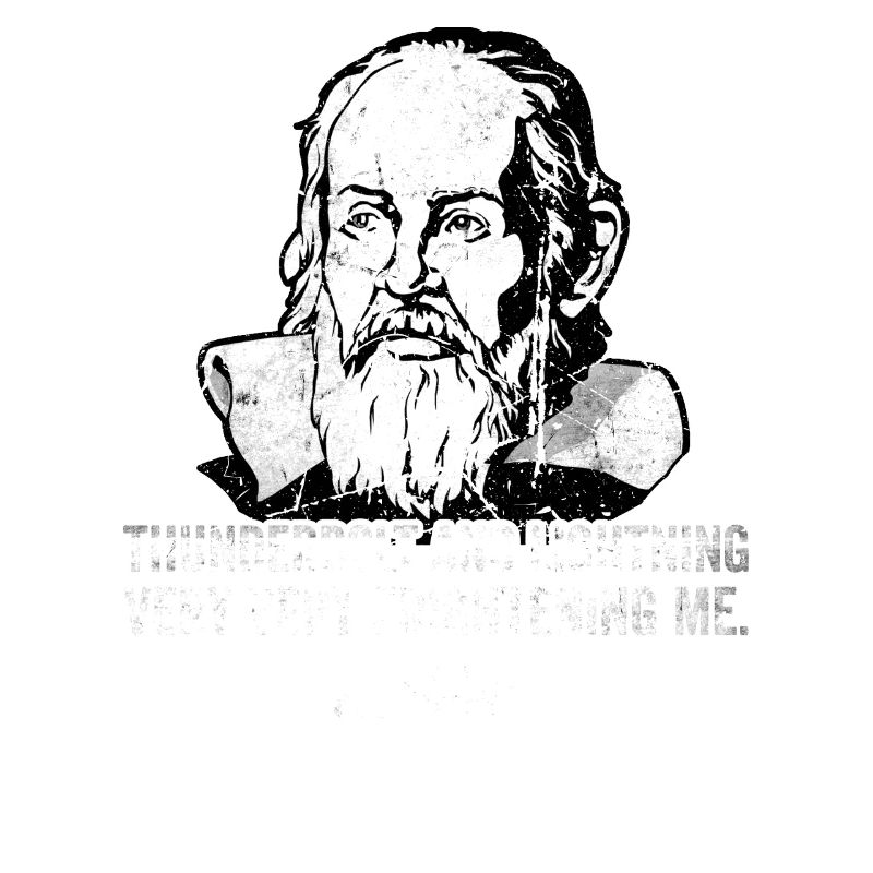 Thunderbolt lightning Galileo Philosopher Physics