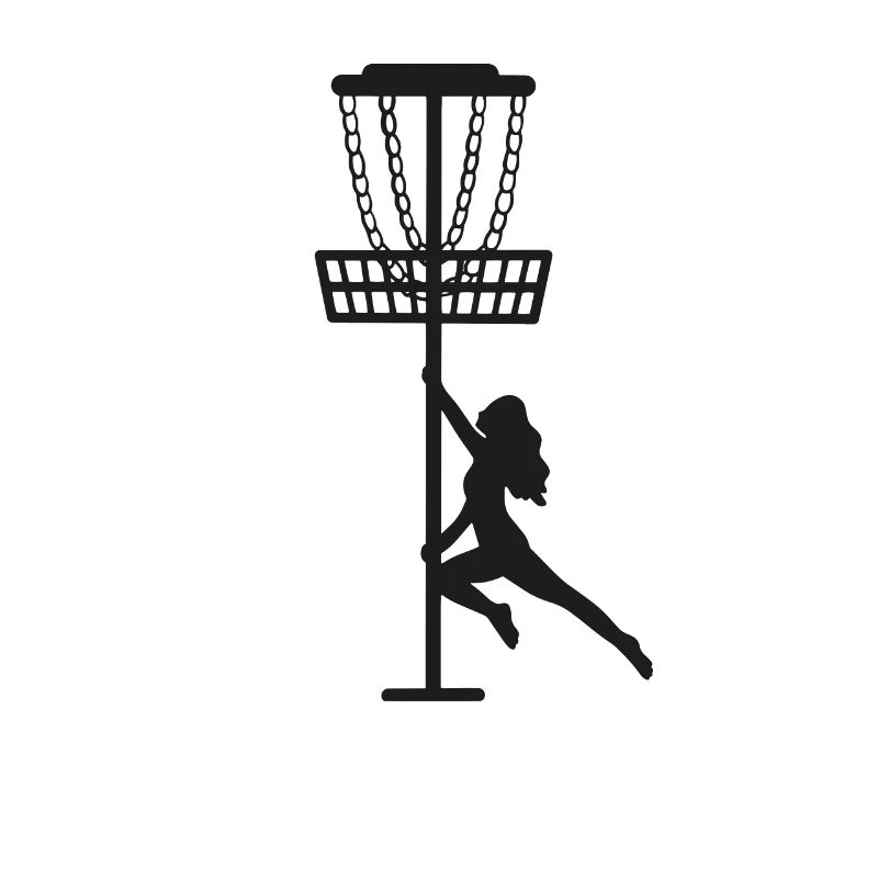 Disc Golf Frisbee Tree Basket Stripper Golf Player