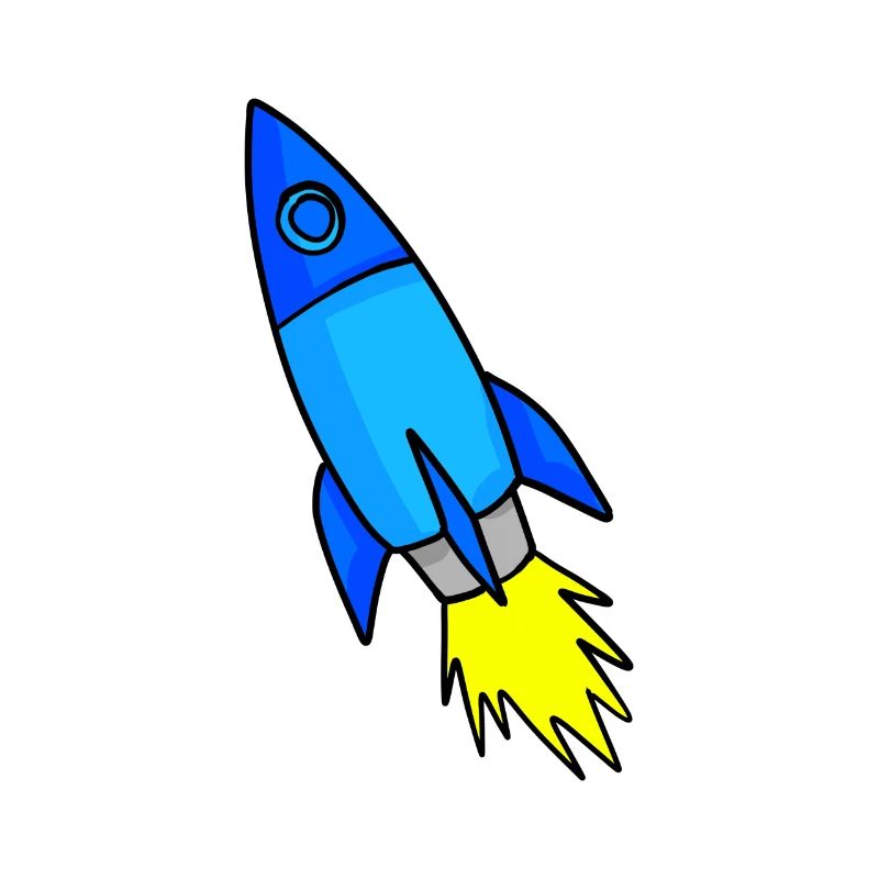 Rocket in space