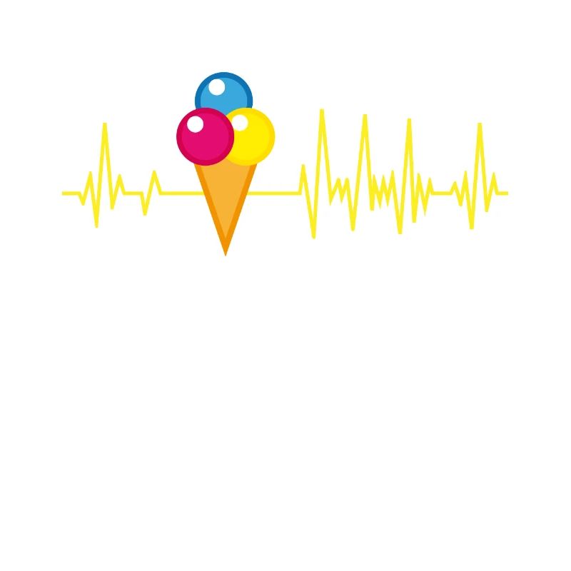 Eiscreme Eis Herzschlag Sommer
