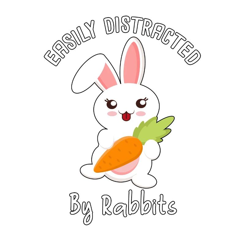 Cute Rabbit Cute Rabbit Carrot Gift Idea