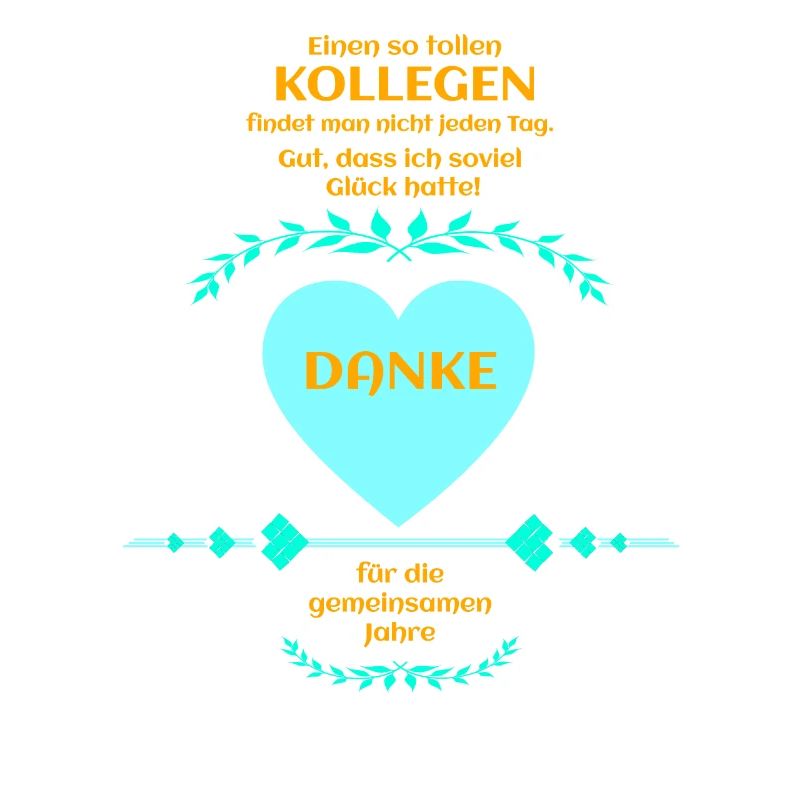 Danke! Abschiedsfeier Arbeit Schule Beruf Geschenk