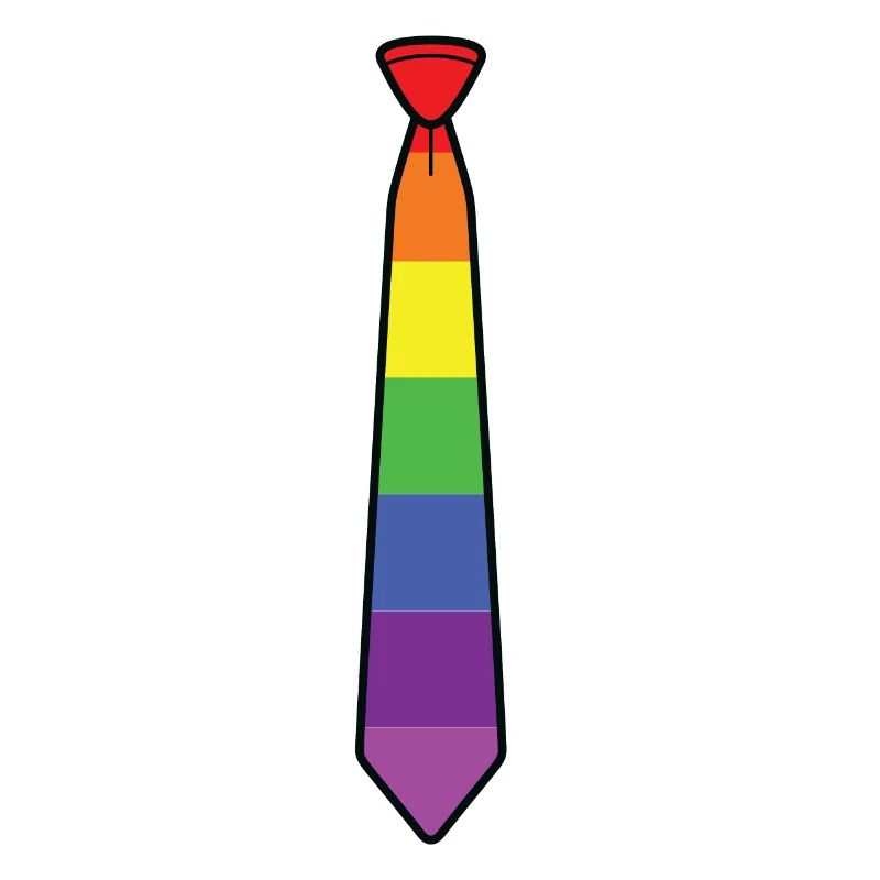 Krawatte Regenbogen Bunt Geschenk