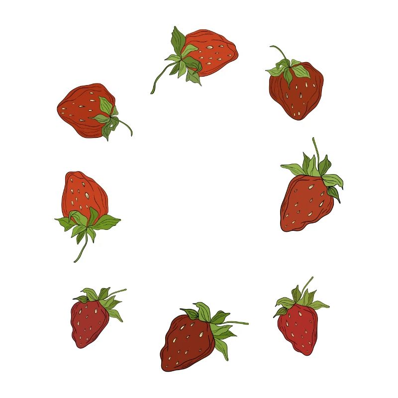 Coole Mädels Erdbeeren