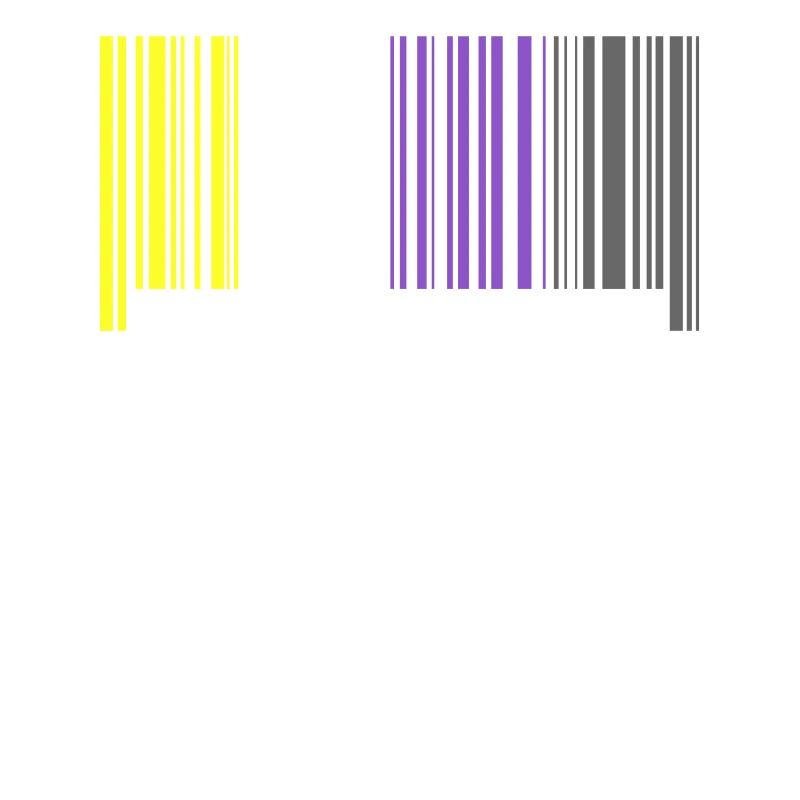 Nonbinary | Non-Binary Pride Barcode Flag