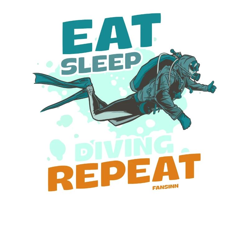 Manger Dormir Plongée Répéter