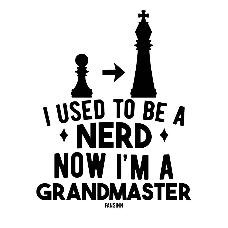Nerd Chess Maître d’échecs Dicton
