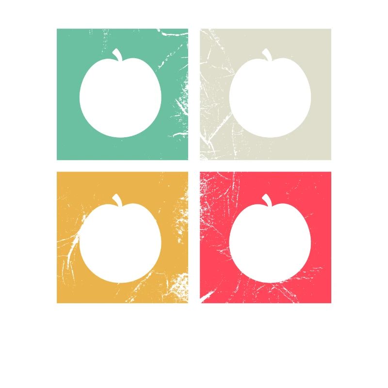 Apricot Fruit Lover Retro Veggie Diet Idée cadeau