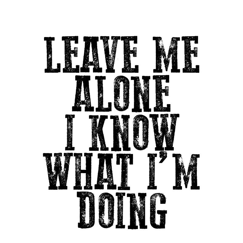 Leave Me Alone, I Know What I'm Doing 6