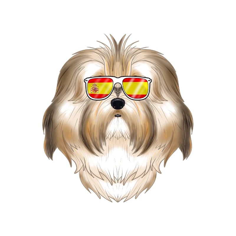 Havanese I Spain Sunglasses I Spanish Flag