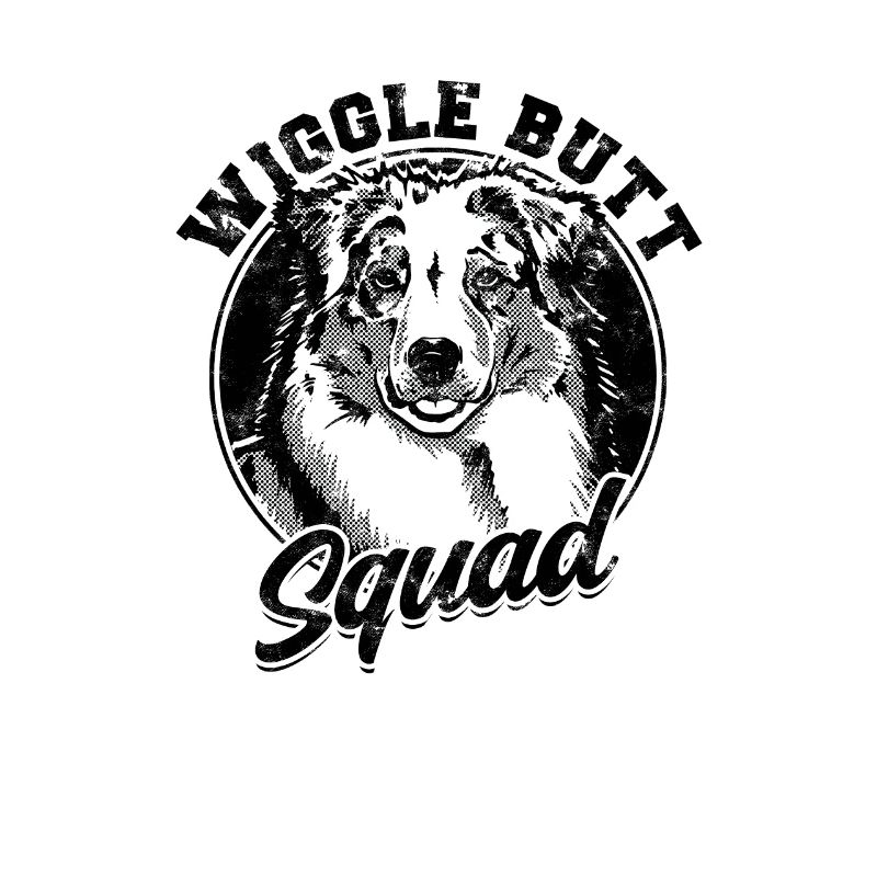 Wiggle Butt Squad - aussie dog
