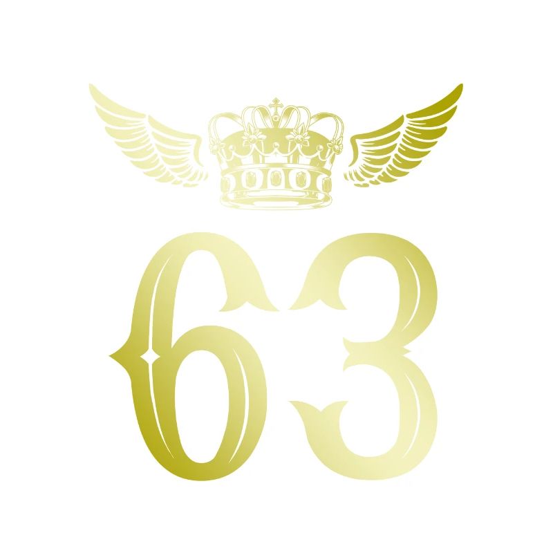 63 Number crown