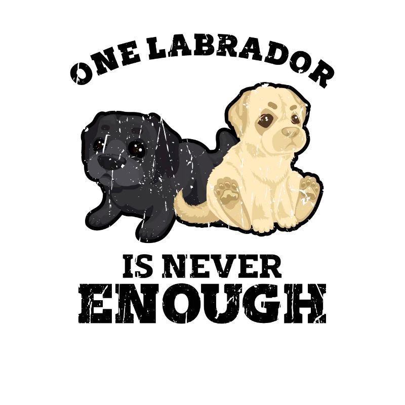 One labrador is never enough - labrador retriever