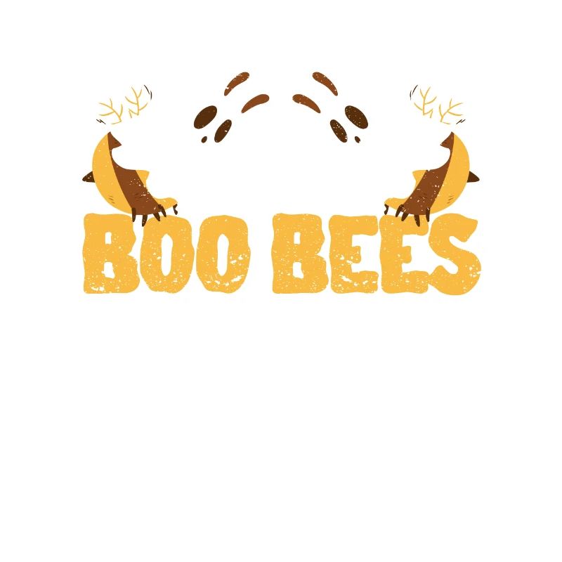 Couples Halloween Funny Bee Ghost Matching Couple
