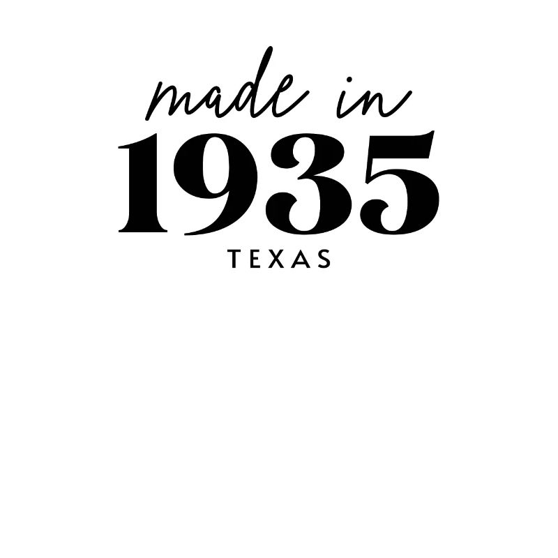 Fait en 1935 dans Birthday au Texas