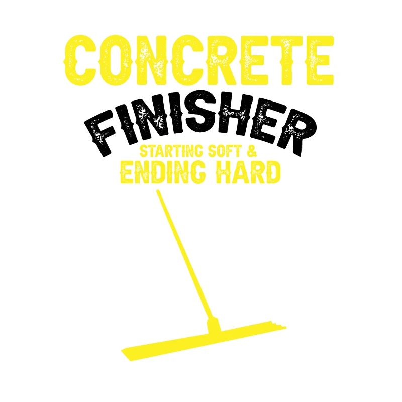 Concrete builder design for construction workers and construction site