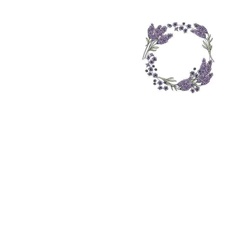 Lavender I Team Bride Fleur Couronne Mariage Boho