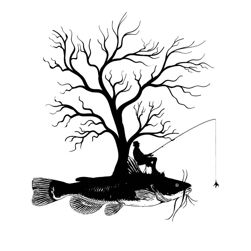 Graphic Tree - Fish Catfish