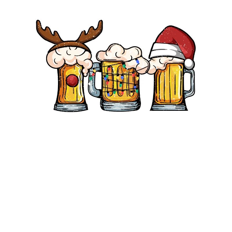 Bierkrug Weihnachtsbaum Lichter Weihnachtsmann