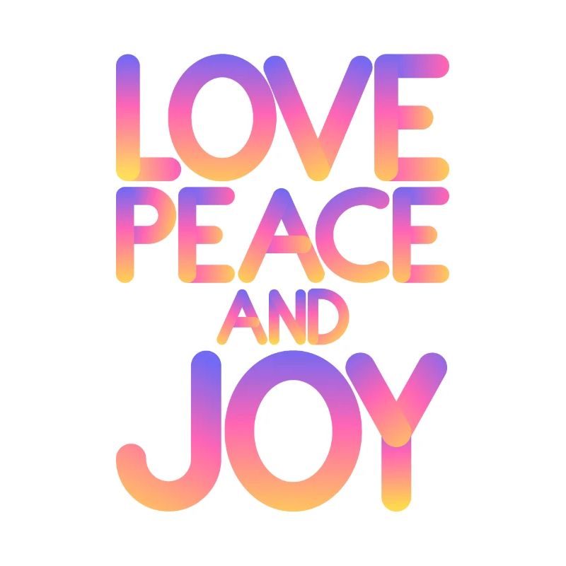 Liebe Frieden und Freude