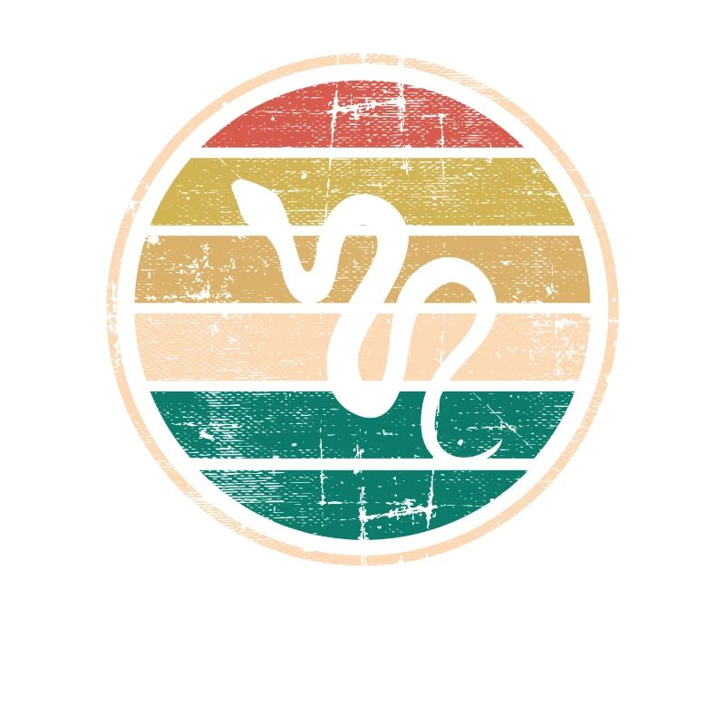 Snake Retro Reptile Python Gift idea