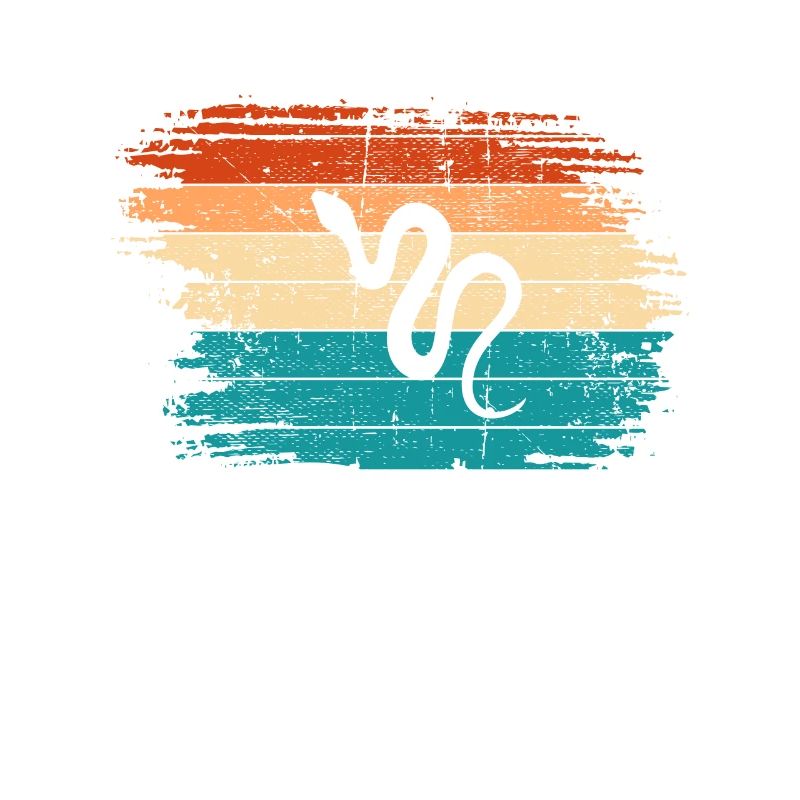 Snake Retro Reptile Python Gift idea