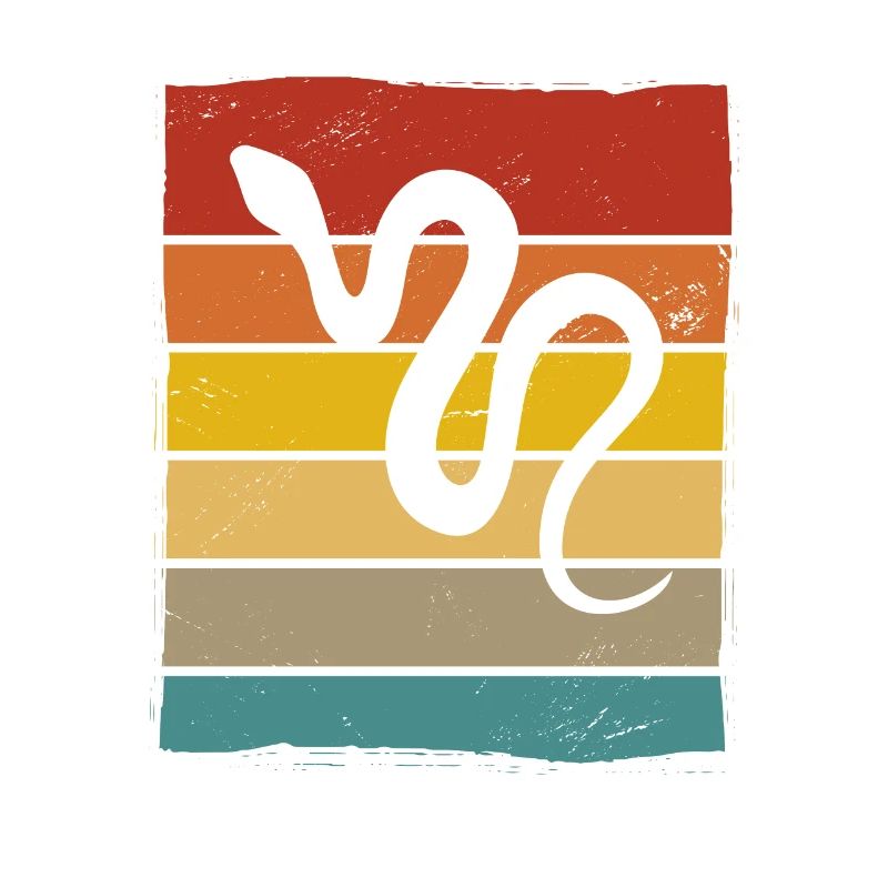 Snake Retro Reptile Python Gift idea