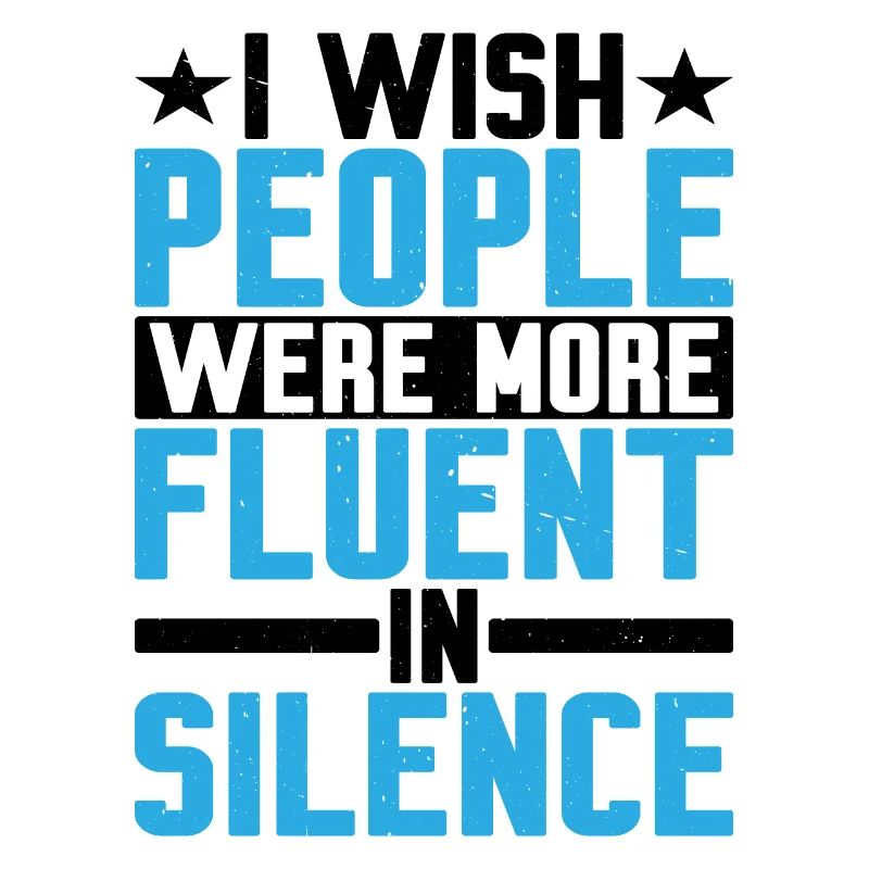 J’aimerais que les gens soient plus à l’aise dans le silence
