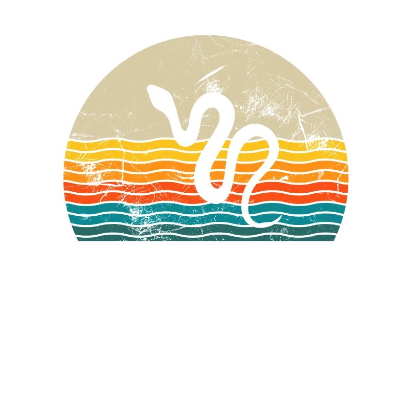 Snake Retro Reptile Python Gift idea