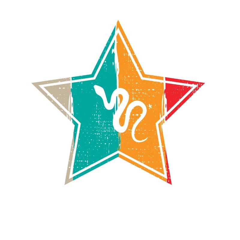 Snake Retro Reptile Python Gift idea