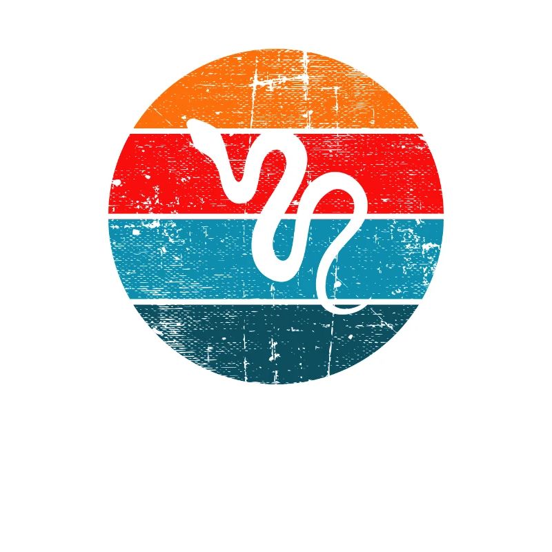 Snake Retro Reptile Python Gift idea