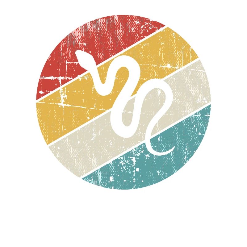 Snake Retro Reptile Python Idée cadeau