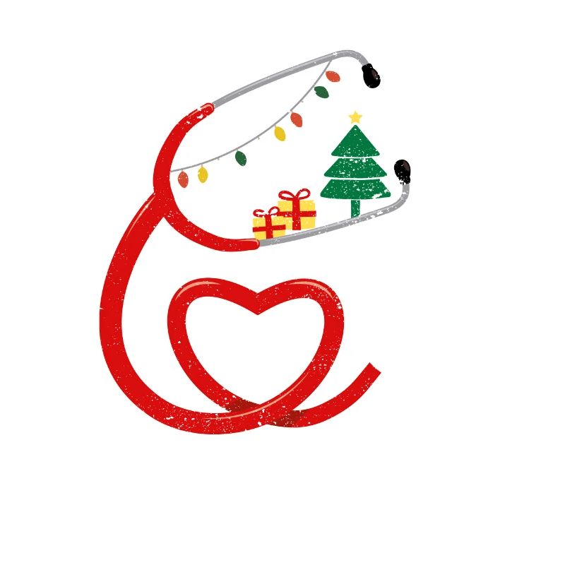 Nurse Christmas Tree Snowflake