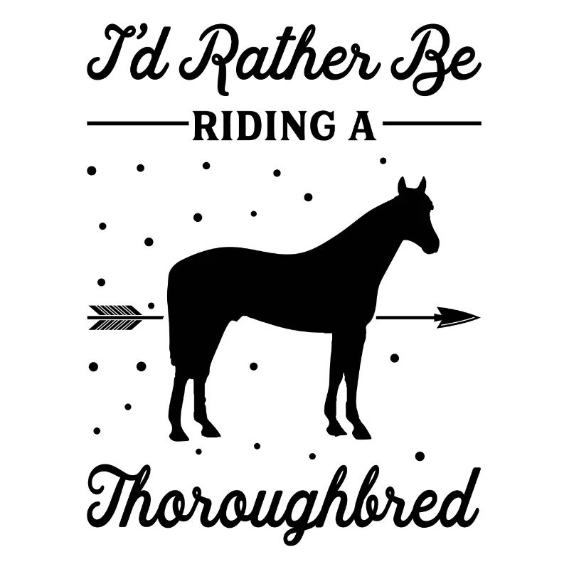 Reiten Eines Vollblutpferdes