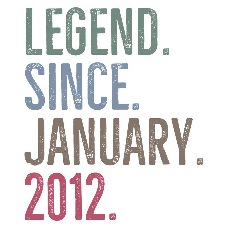 Legend Since January 2012