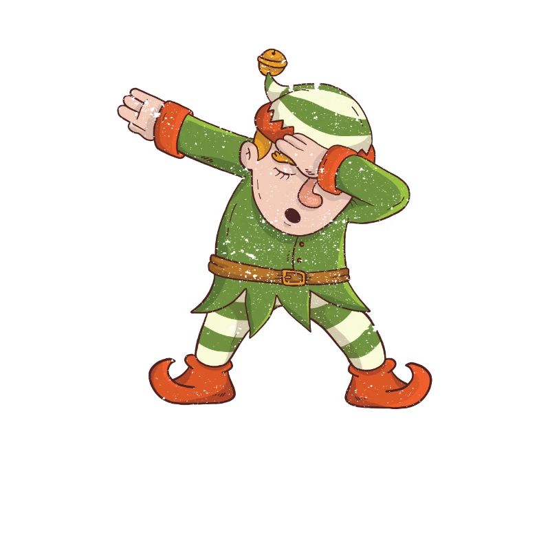Noël Dabbing Elf Squad Dab Dance Noël