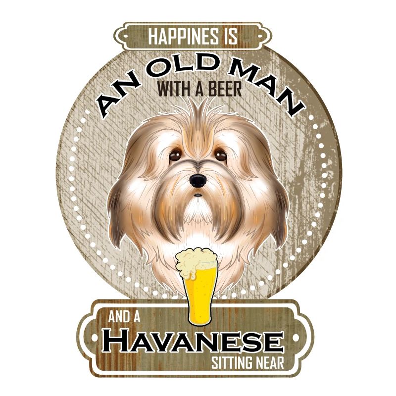 Havanese Dad Beer Lover