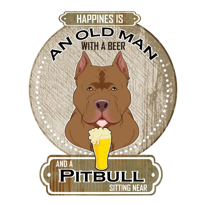 Pitbull Dad Beer Lover