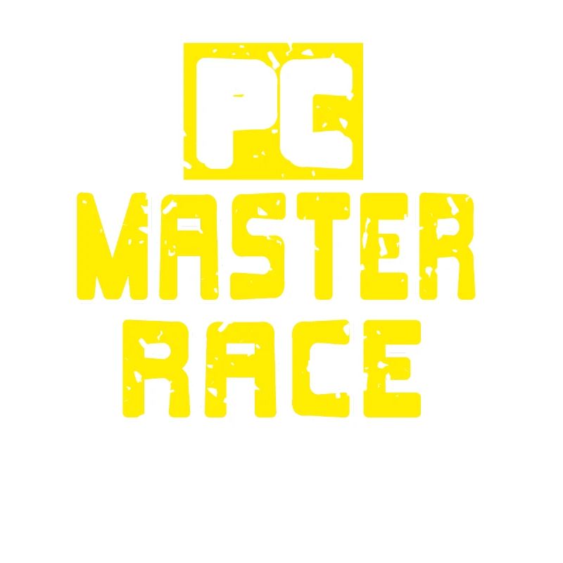 PC Master Race Construit Pas Acheté Drôle Rétro